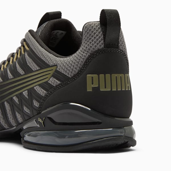 Zapatos para correr para hombre Enzo Wide, Cool Dark Gray-PUMA Black-PUMA Olive, extralarge